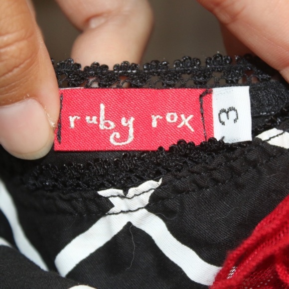 Ruby Rox Checkered Strapless Dress - Picture 7 of 7